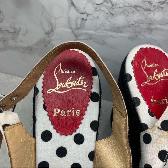 Cristian Louboutin Espadrille Wedges - Picture 2 of 11
